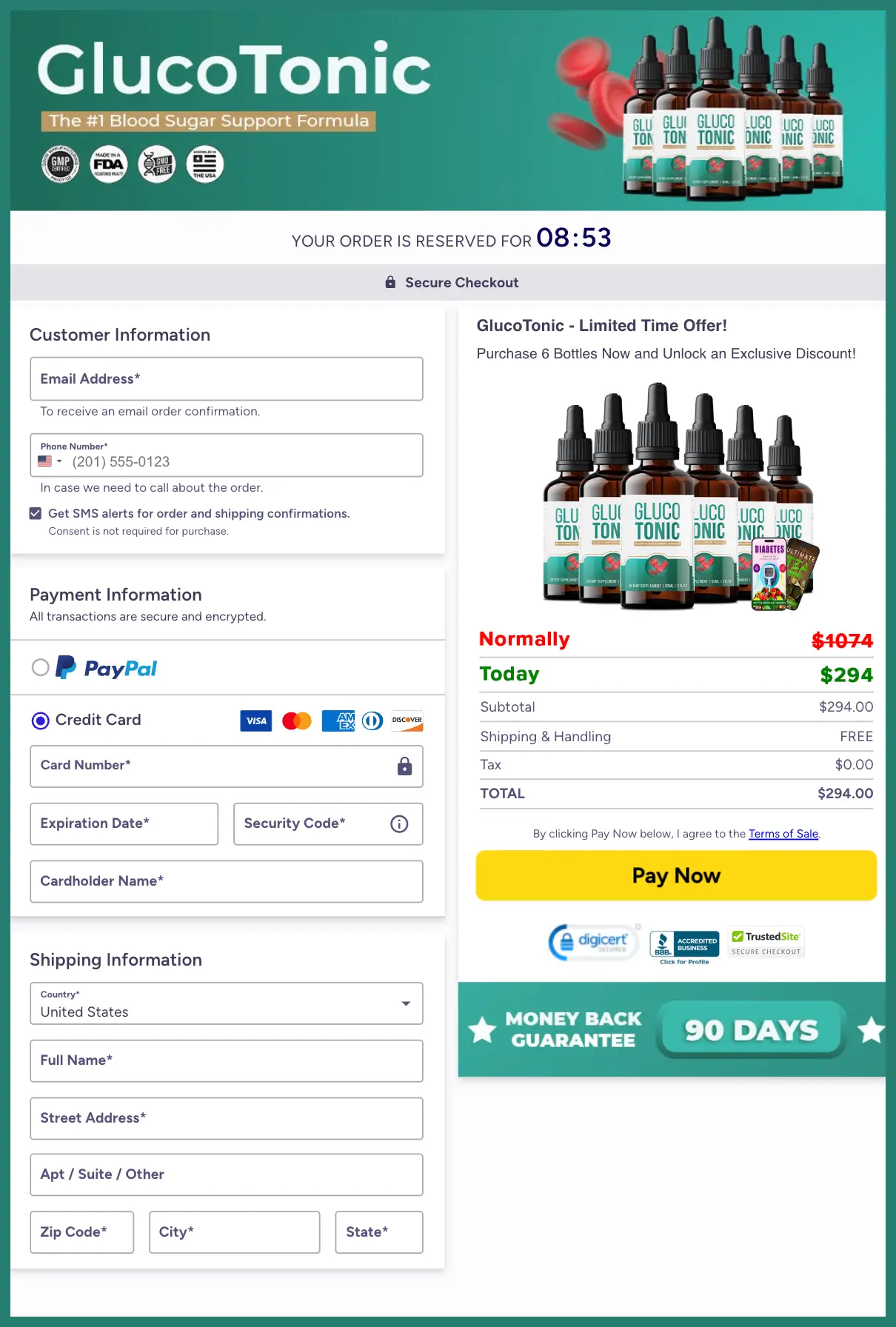 GlucoTonic Discount